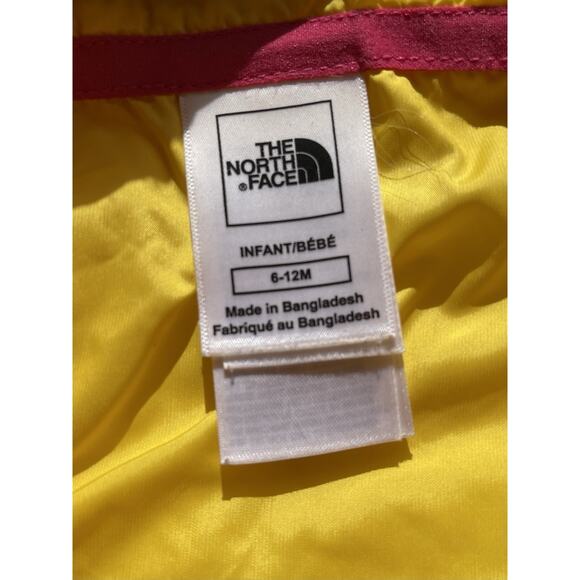 The NORTH FACE Infant Puffer Quilted Snowsuit Baby Coat Girl 6-12 Months Pink - Picture 8 of 14